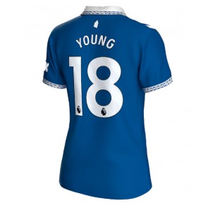 Everton Ashley Young #18 Hemmatröja Dam 2023-24 Kortärmad